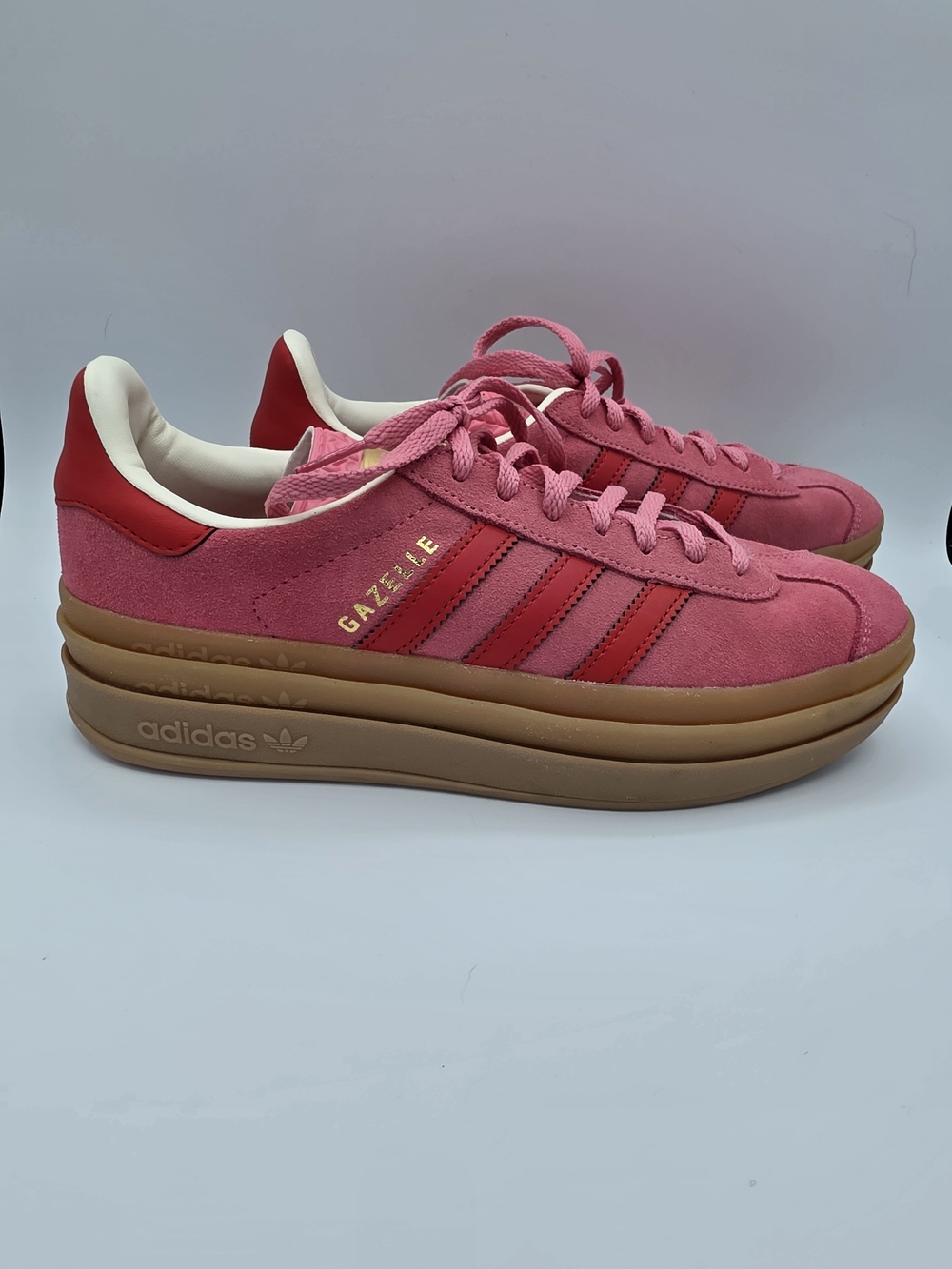 Adidas Gazelle Bold Athletic Rose Tone / Better Scarlet / Cream Big Kid 7